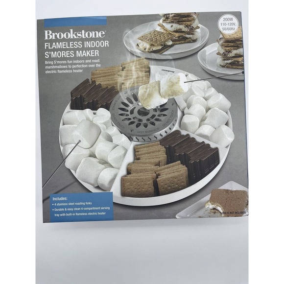 Brookstone Flameless Indoor S’Mores Maker - Picture 1 of 3